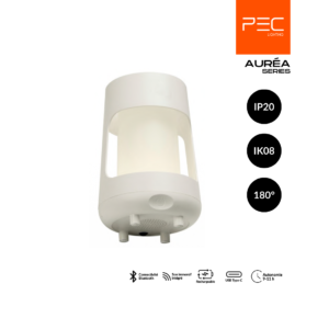 Auréa – Lampe bluetooth rechargeable