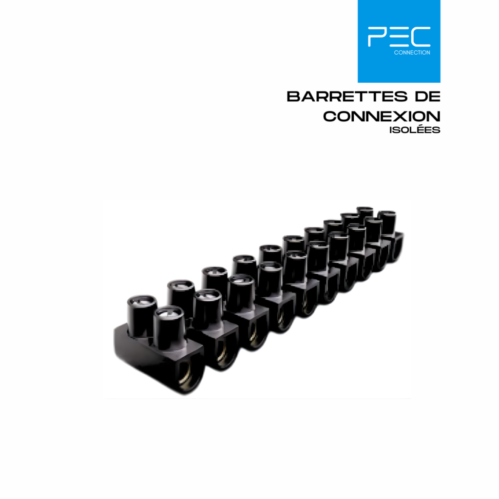 Barrettes de connexion isolées