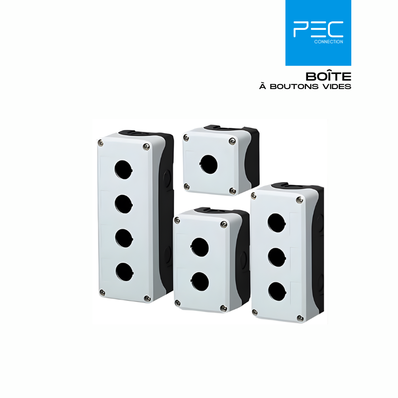 Boîtes à boutons vides