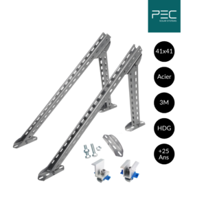 Dynamic – Rail Perforé pour Structures de Panneaux Solaires