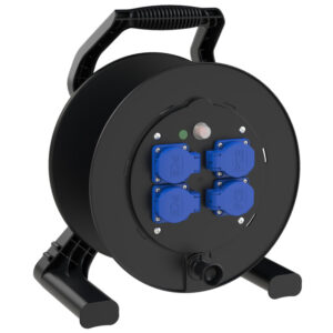 Enrouleur XREEL Ø 310 mm sans câble – 4 prises 2P+T, avec voyant – réf. 8935097-p