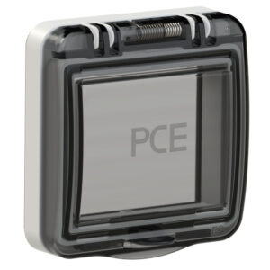 Fenêtre de protection 4 modules IP44/IP54 gris clair