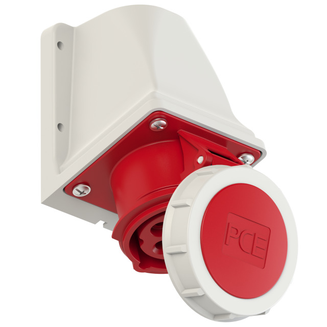 Prise murale CEE 16 A 3P+T 400 V 6h IP67