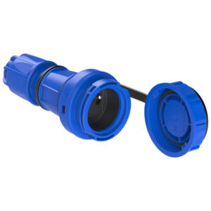 Prolongateur 2P+T étanche Nautilus 16 A IP66/IP68 bleu