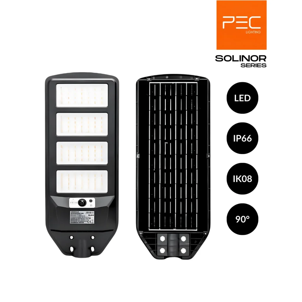 Solinor – Luminaire LED solaire d’éclairage public