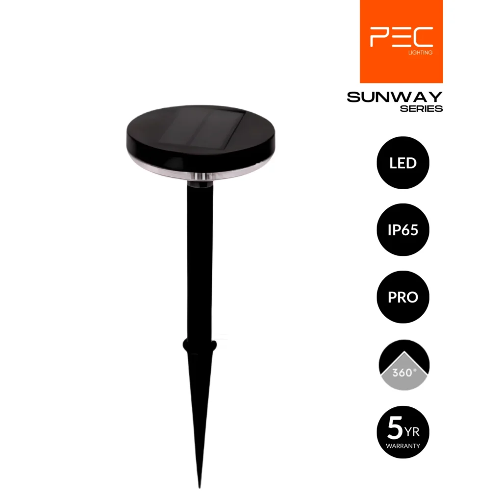 Sunway – Bornes LED pour jardin