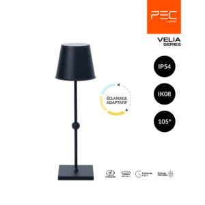 Velia – Lampe LED rechargeable multi-scènes